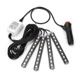 CAR INTERIOR LED DECORATIVE STIP + REMOTE CONTROL 12V